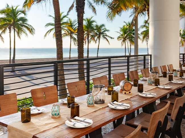 Oceanfront Patio